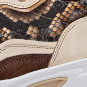 Tenis en Piel Genuina de Pitón para dama Tenis 