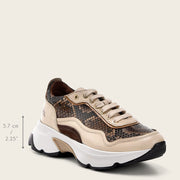 Tenis en Piel Genuina de Pitón para dama Tenis 