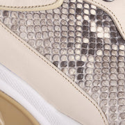 Tenis en piel genuina de pitón para dama Tenis 