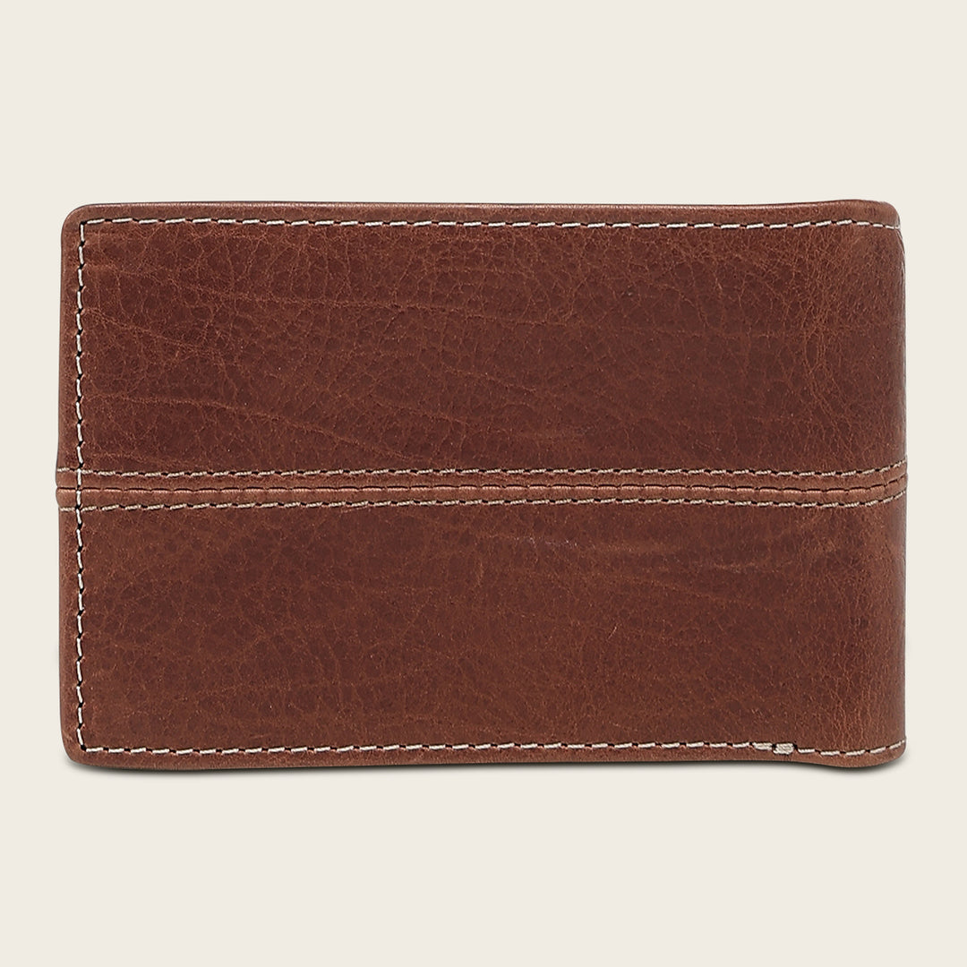 Cartera en piel genuina para caballero