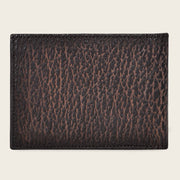 Cartera en piel genuina de tiburón para caballero Carteras 