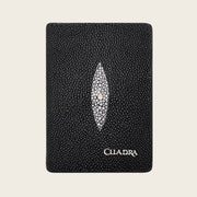 Tarjetero en piel genuina de mantarraya Carteras 