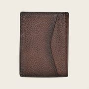 Tarjetero en piel genuina de venado Carteras 