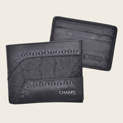 Cartera en piel genuina de elefante para caballero Carteras 