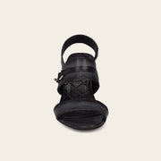 Sandalia en piel genuina de mantarraya Ofertas 