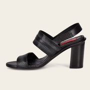 Sandalia en piel genuina de mantarraya Ofertas 