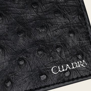 Billetera en Piel Genuina de avestruz Carteras 