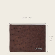 Cartera en Piel Genuina de avestruz Carteras 