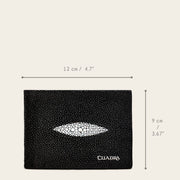 Cartera en piel genuina de mantarraya Carteras 