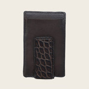 Tarjetero en piel genuina de alligator para caballero Carteras 