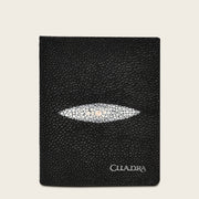 Cartera en piel genuina de mantarraya para caballero