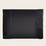 Cartera en piel genuina de mantarraya para caballero Carteras 