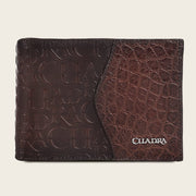 Cartera en piel genuina de alligator Carteras 