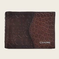 Cartera en piel genuina de alligator Carteras 