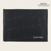 Cartera en piel genuina de alligator para caballero Carteras 