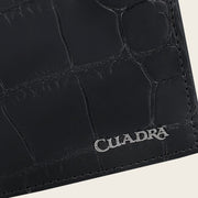 Cartera en piel genuina de alligator para caballero Carteras 