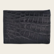 Cartera en piel genuina de alligator para caballero Carteras 