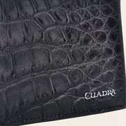 Cartera en piel genuina de alligator para caballero Carteras 