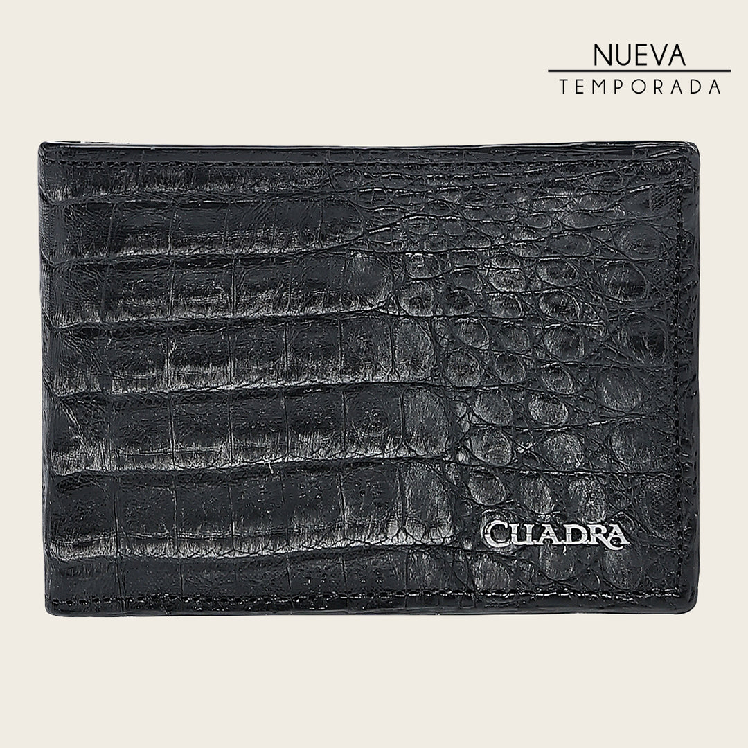 Cartera en piel genuina de fuscus para caballero