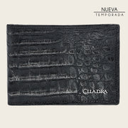 Cartera en piel genuina de fuscus para caballero