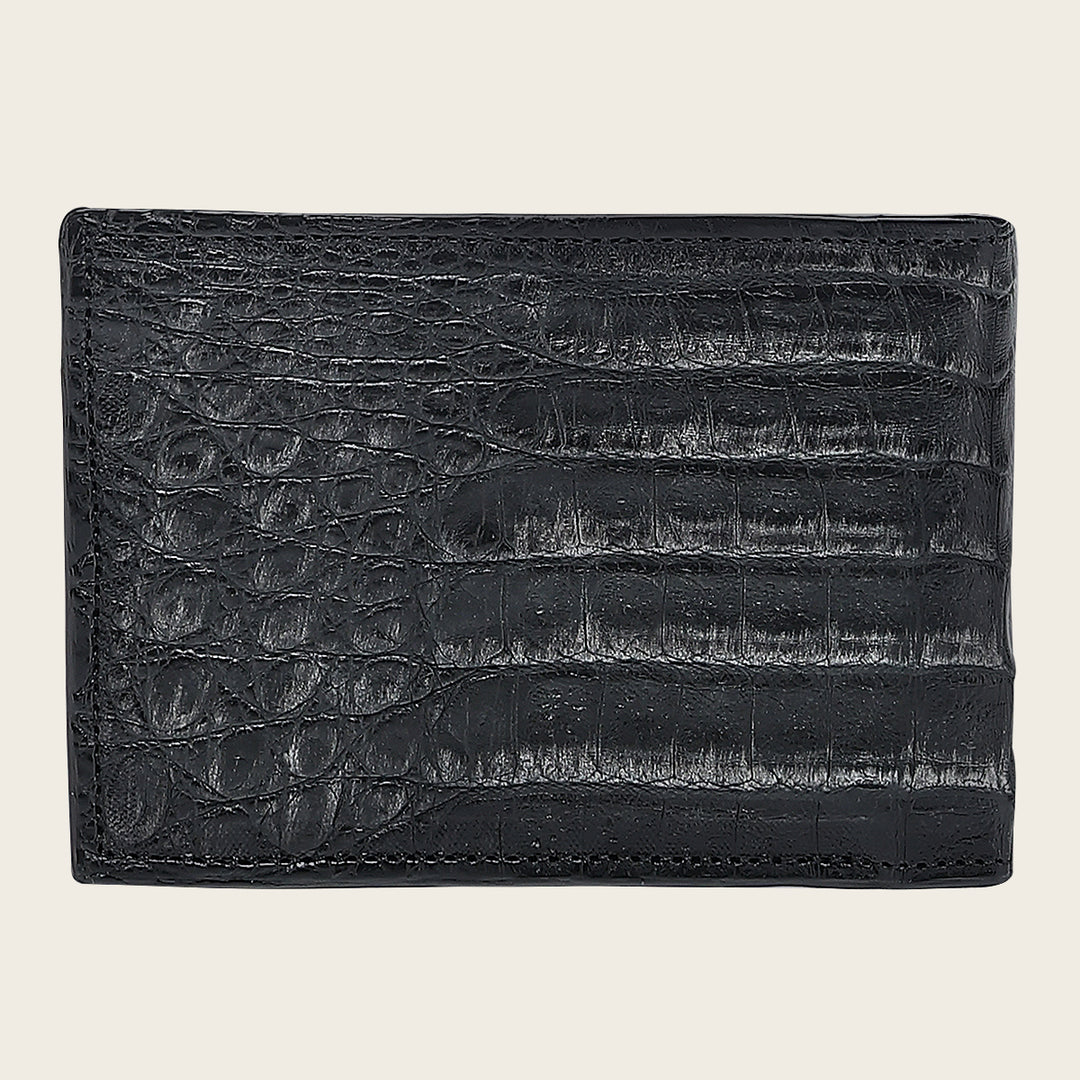 Cartera en piel genuina de fuscus para caballero