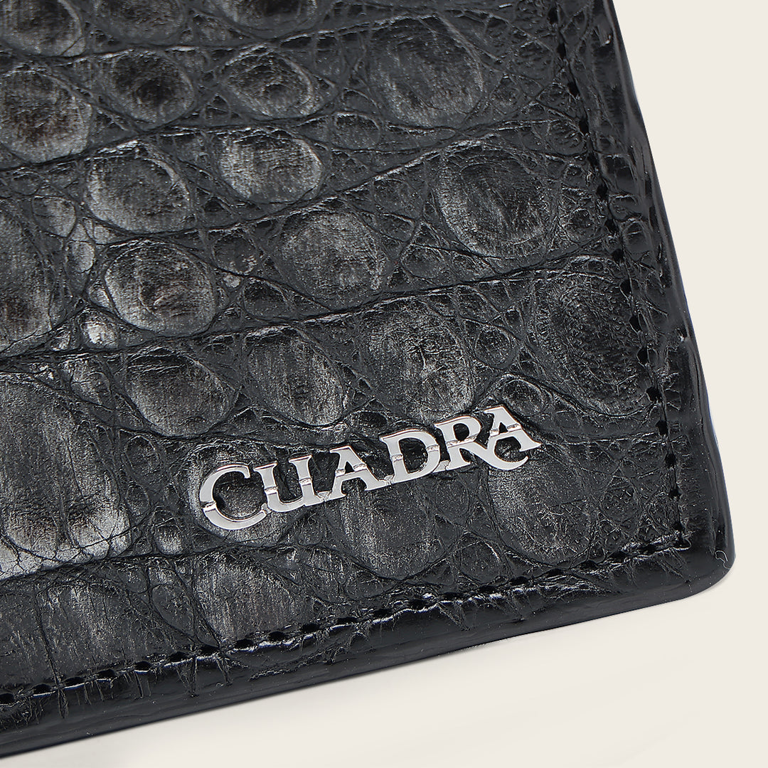 Cartera en piel genuina de fuscus para caballero