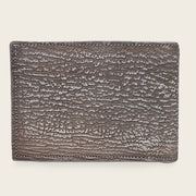 Cartera en piel genuina de tiburón para caballero