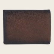 Cartera en piel genuina de venado para caballero Carteras 