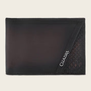 Cartera en piel genuina de pitón para caballero Carteras 