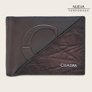 Cartera en piel genuina de elefante para caballero Carteras 