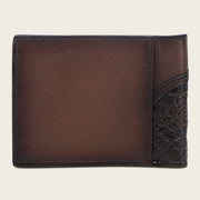 Cartera en piel genuina de alligator para caballero Carteras 