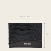 Cartera en piel genuina de fuscus para caballero Carteras 