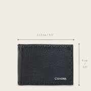 Cartera en piel genuina de venado para caballero Carteras 