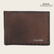 Cartera en piel genuina de venado para caballero Carteras 