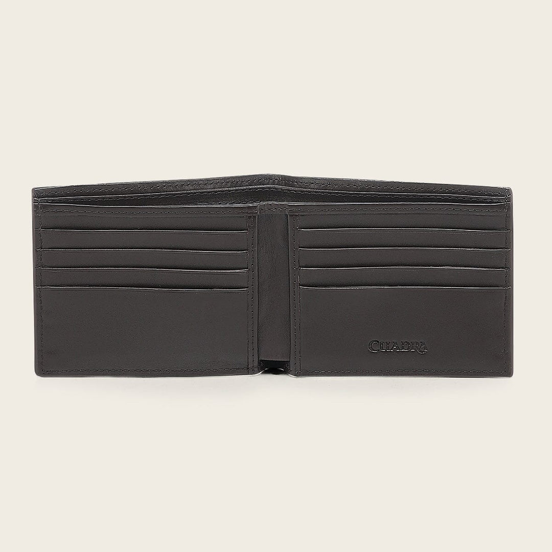 Cartera en piel genuina de venado para caballero Carteras 