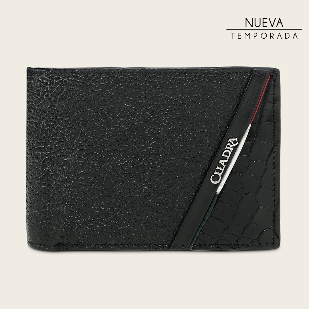 Cartera en piel genuina de alligator para caballero edición limitada 2026