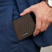 Cartera en piel genuina de bovino para caballero