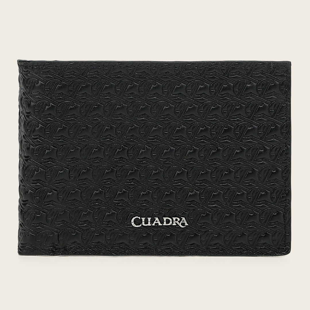 Cartera en piel genuina de bovino para caballero