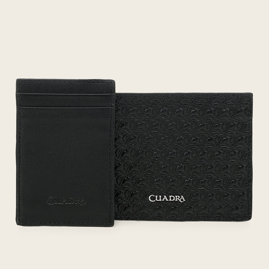 Cartera en piel genuina de bovino para caballero