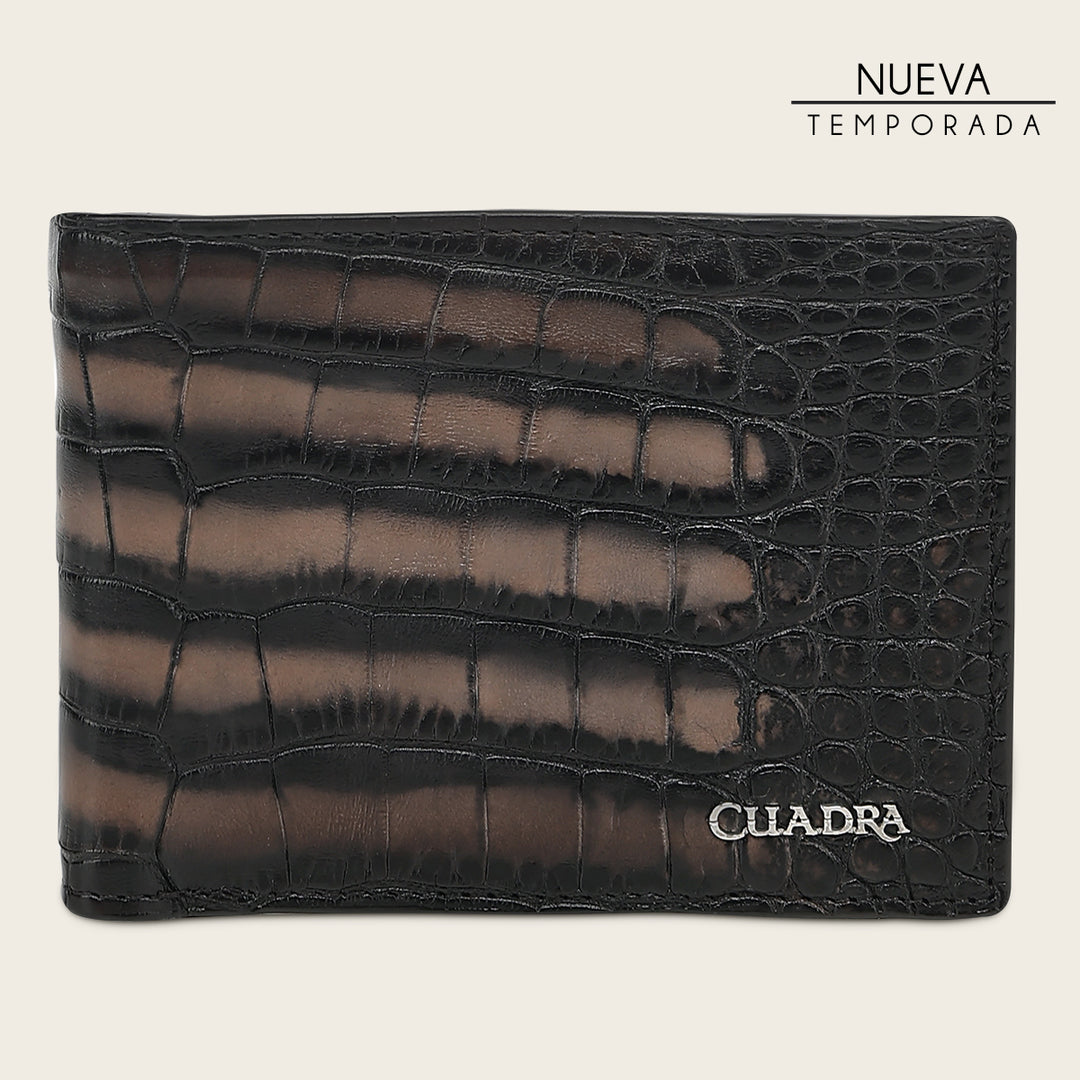 "Edición limitada 35 aniversario" en piel genuina de alligator para caballero