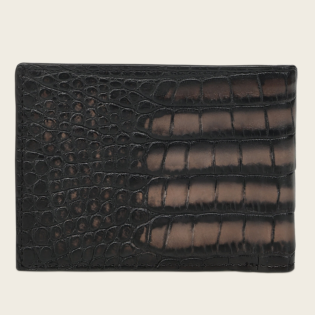 "Edición limitada 35 aniversario" en piel genuina de alligator para caballero