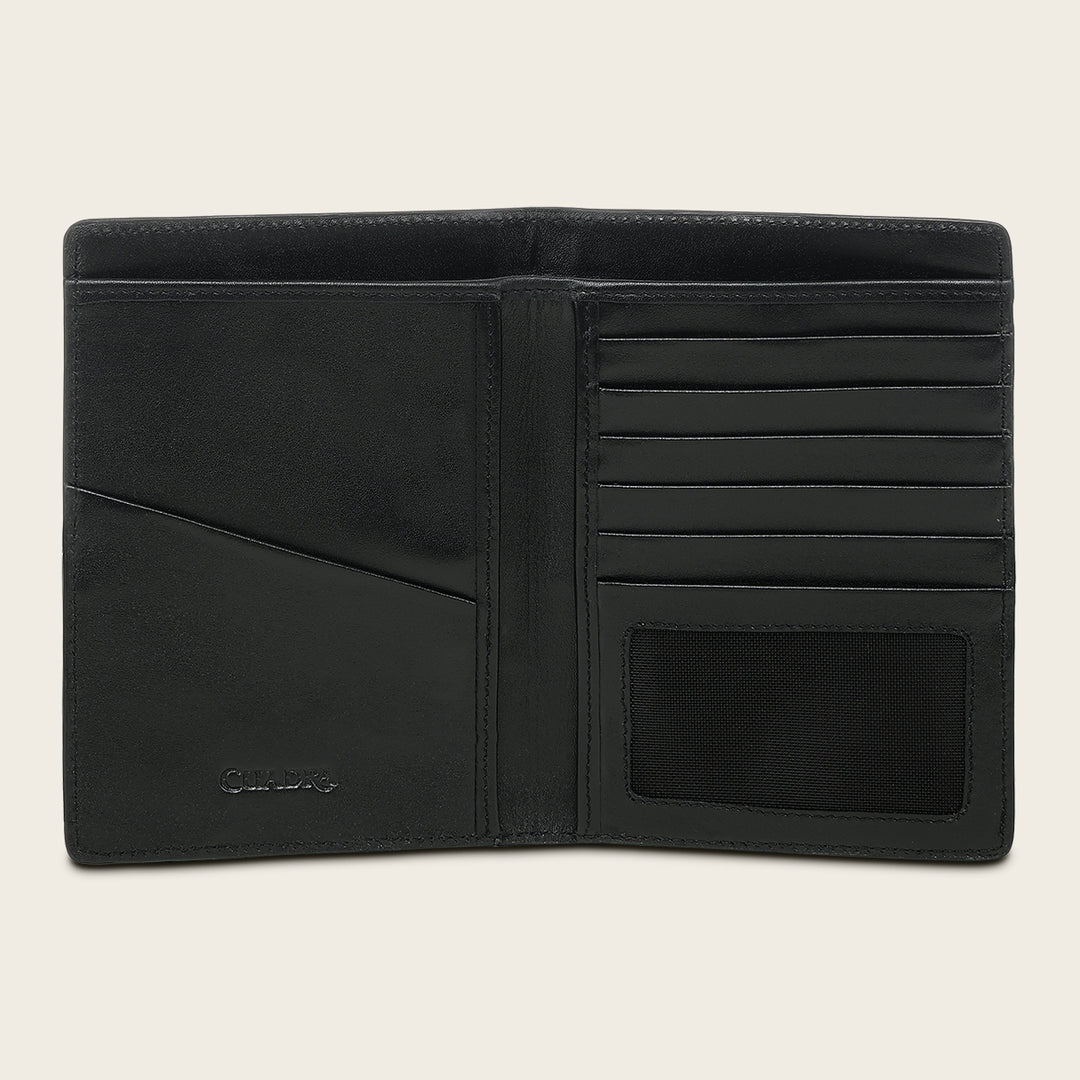 Portapasoporte en piel genuina de alligator para caballero edición limitada 2026