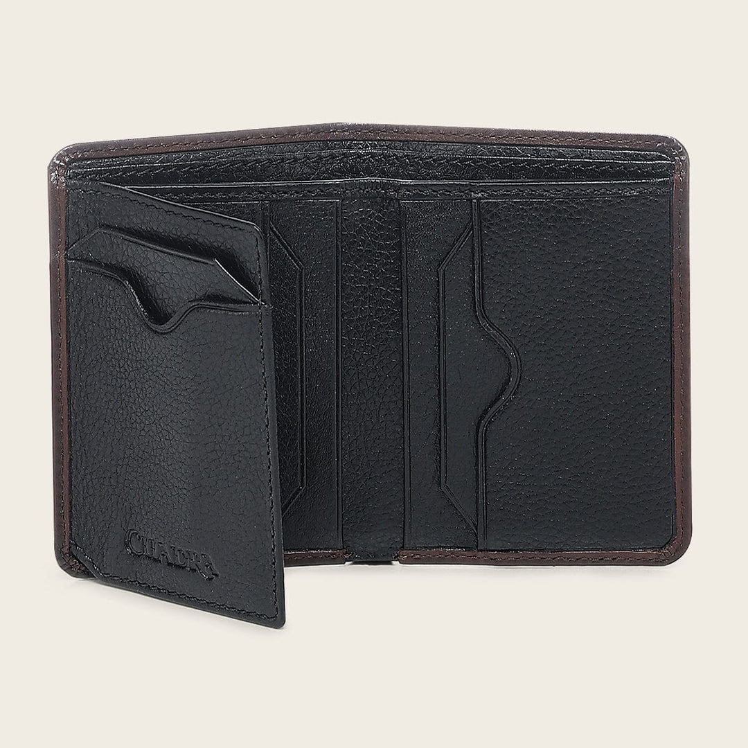 Cartera en piel genuina para caballero Carteras 