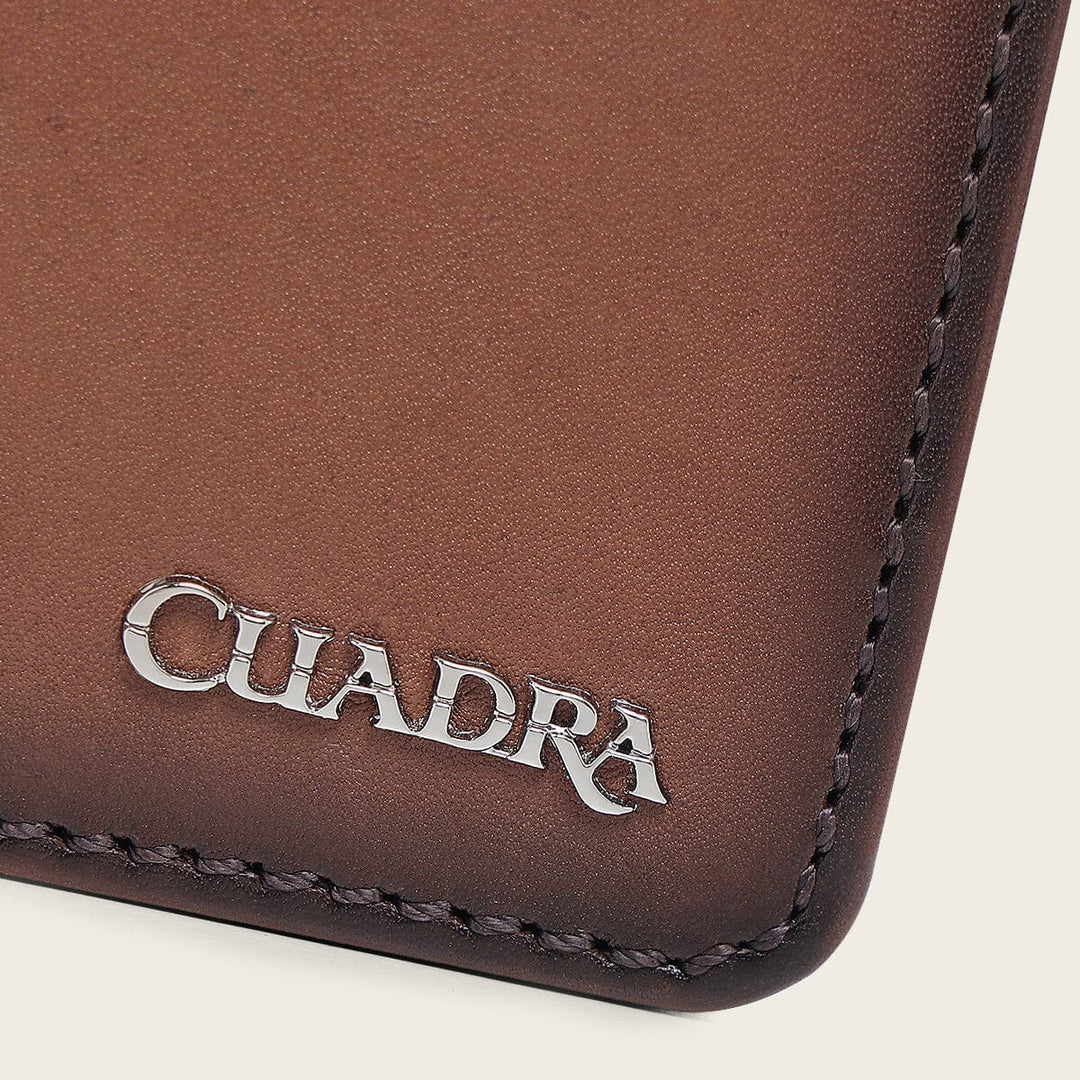 Cartera en piel genuina para caballero Carteras 