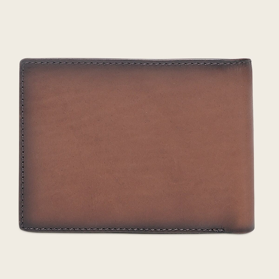 Cartera en piel genuina para caballero Carteras 