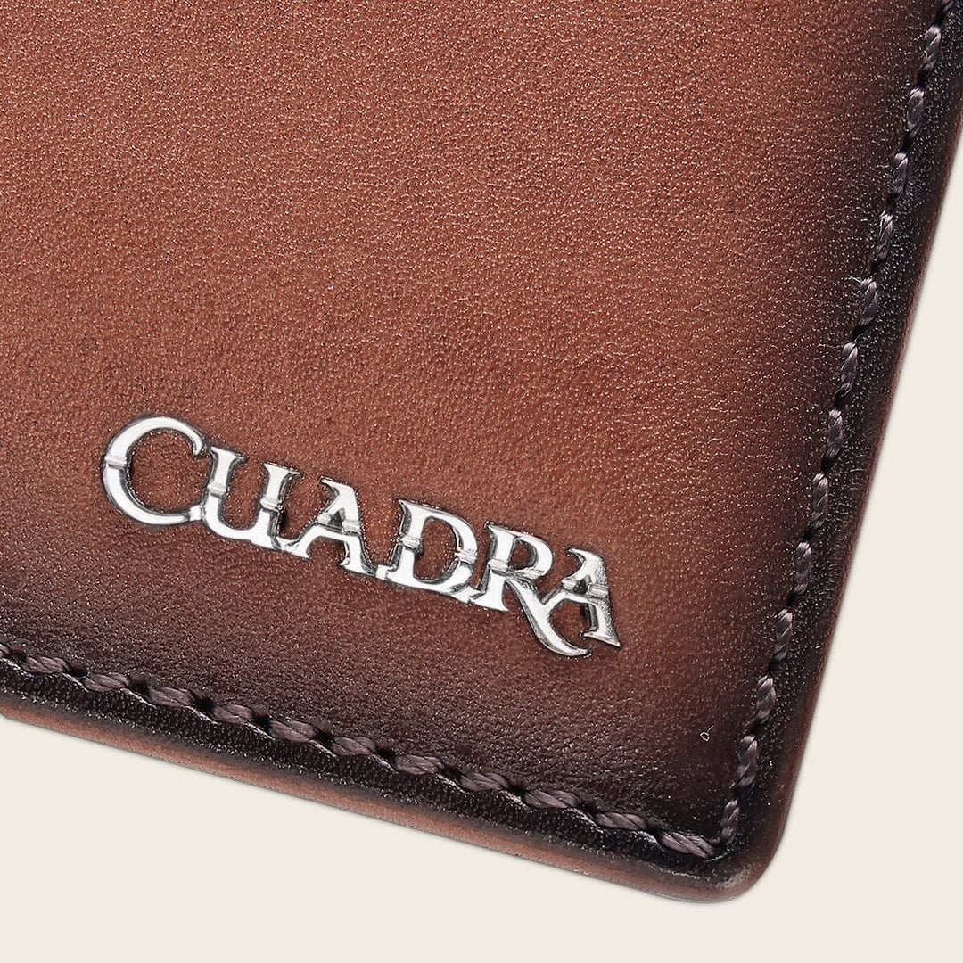 Cartera en piel genuina para caballero Carteras 