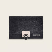 Cartera en piel genuina de mantarraya para dama Carteras 