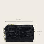 Cartera para dama en piel genuina de alligator Carteras 