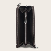 Cartera en piel genuina de pitón para dama Carteras 