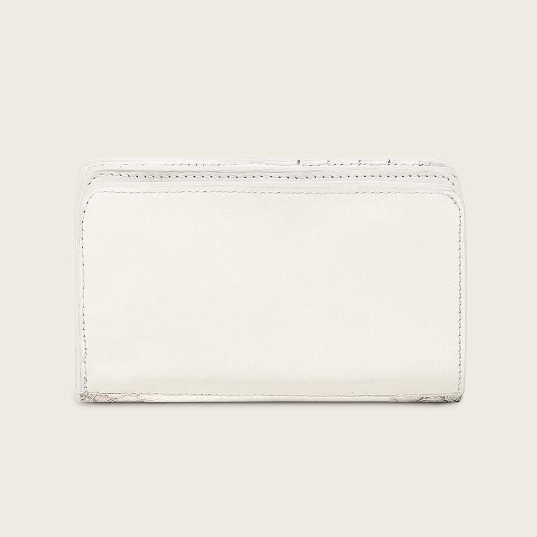 Cartera en piel genuina de niloticus para dama
